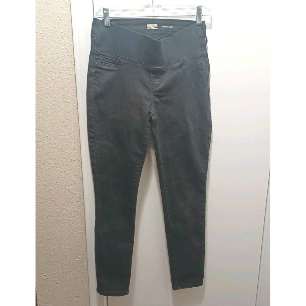 Levi's Black Maternity  Ankle Straight Leg Jeans Women's SP